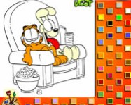 Garfield színező online jó játék